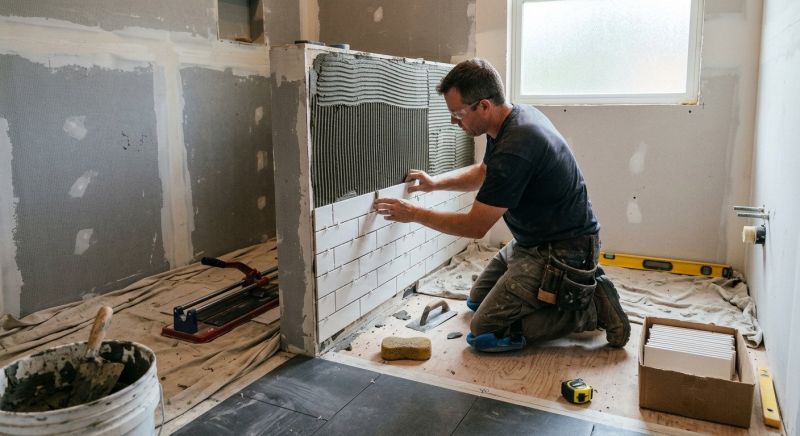 Ceramic Tiles Replacement in Fredericksburg, VA