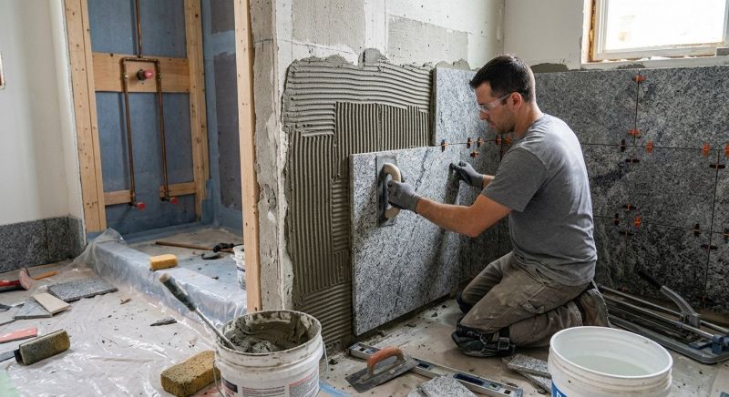Granite Tile Installation in Overland Park, KS