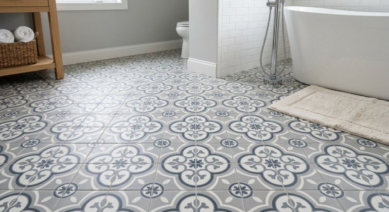 Restroom Floor Replacement in Loudoun County, VA