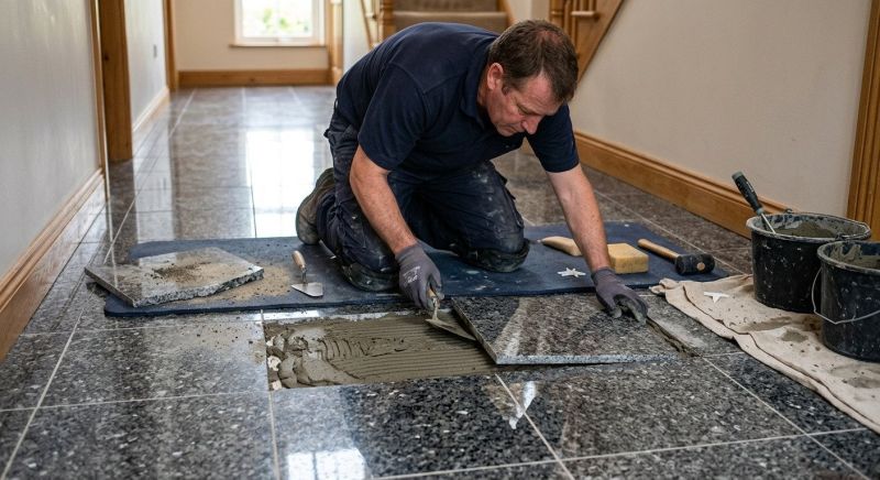 Slate Floor Repair in Olathe, KS