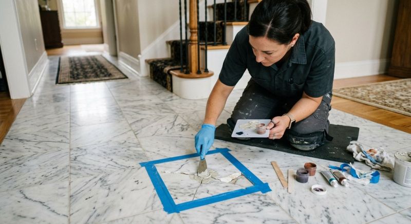 Terrazzo Tile Repair in Kansas City, KS