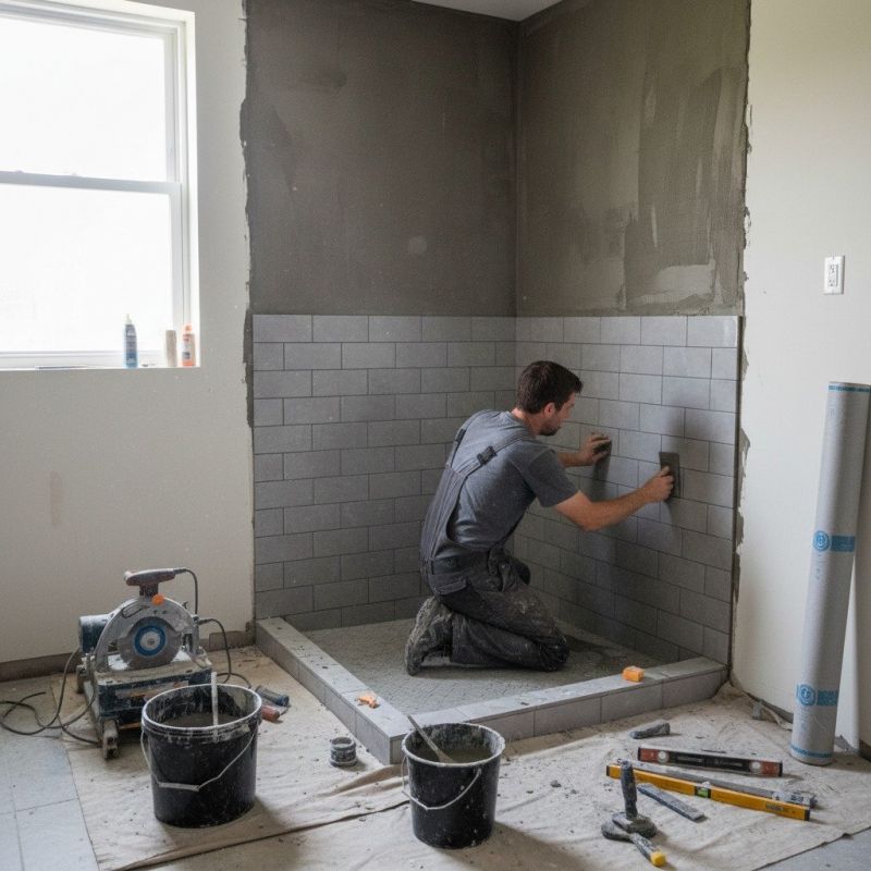 Tile Shower Floor Installation in Denver, CO